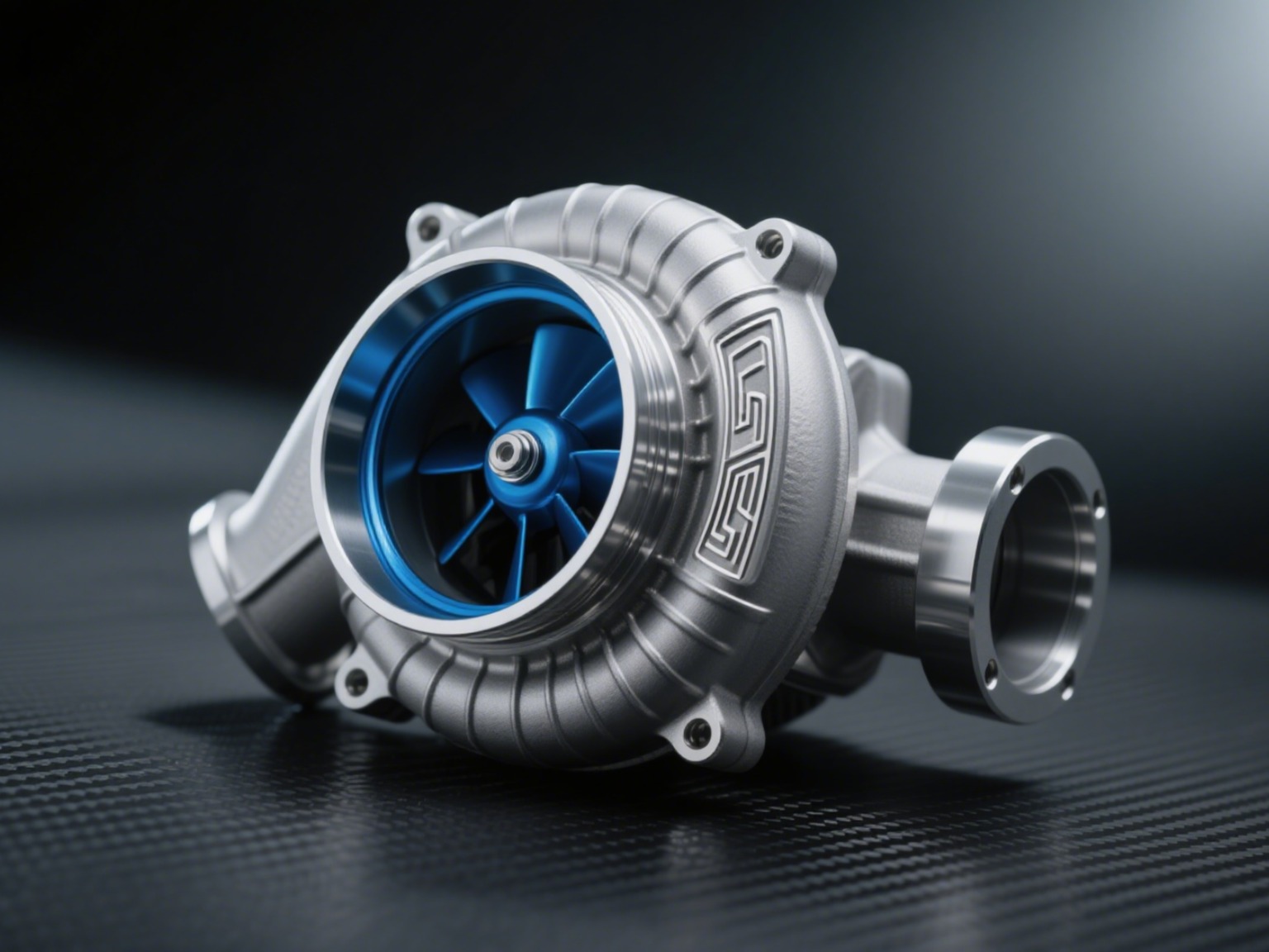 A high-performance turbo from leading aftermarket turbocharger manufacturers