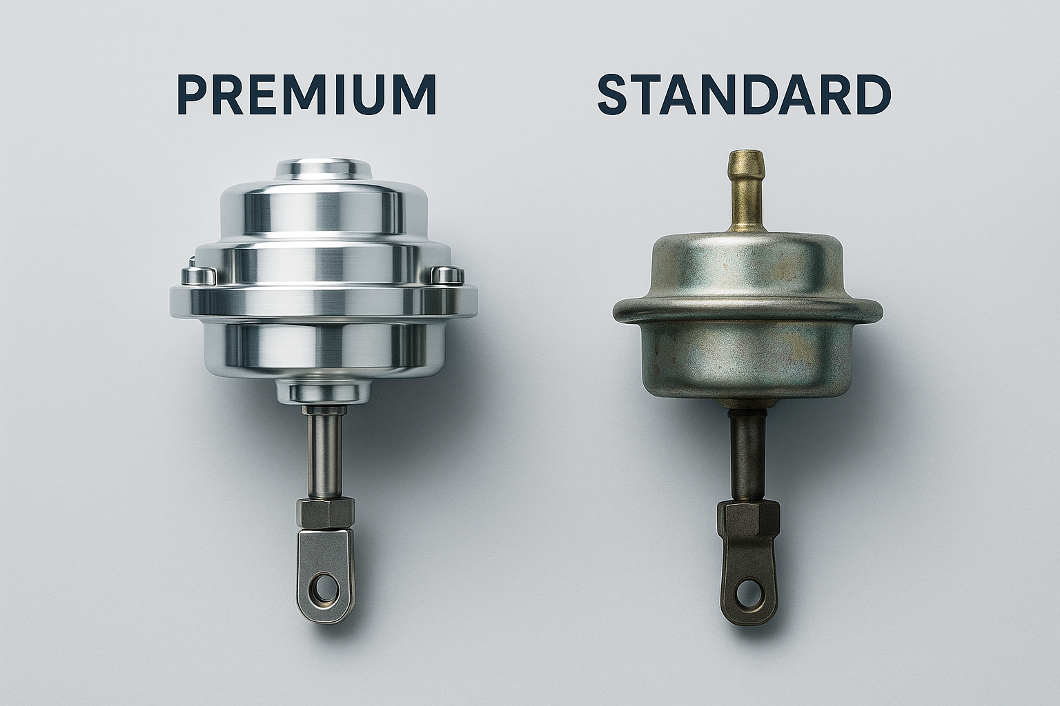 Premium vs standard turbo wastegate actuator comparison