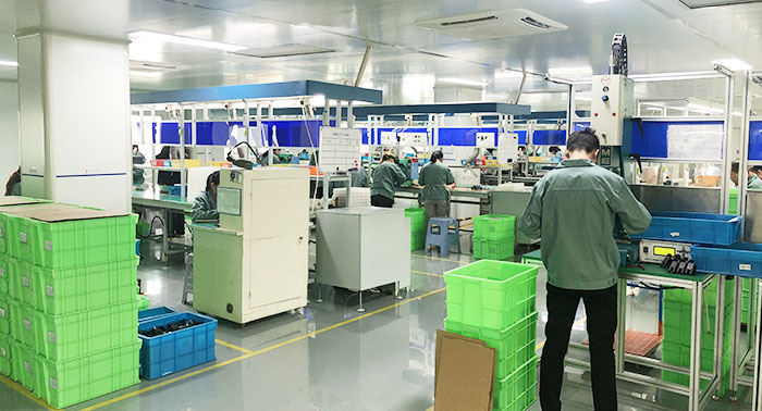 ignition coil production workshop with lean manufacturing process