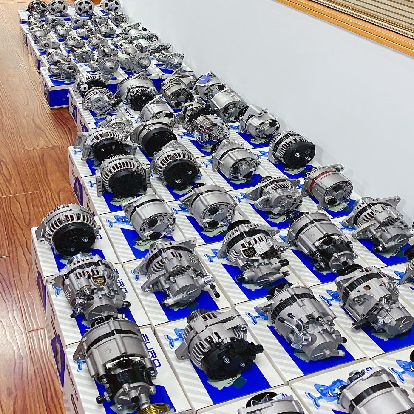 Packaged heavy-duty alternators ready for sale