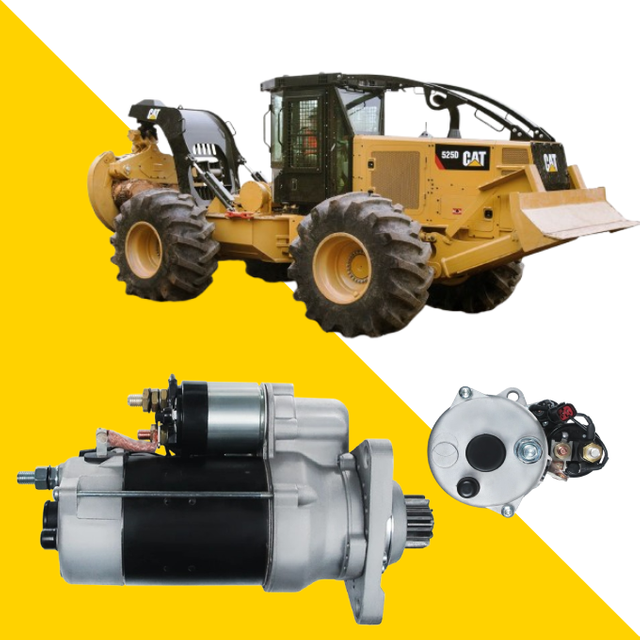 24V Heavy Duty Starter Motor for Caterpillar – OEM 3895833 | 4235606 | 5206648