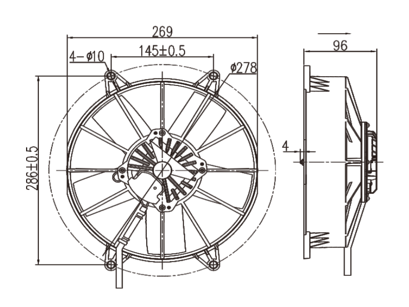 WL225501 Radiator Cooling Fan