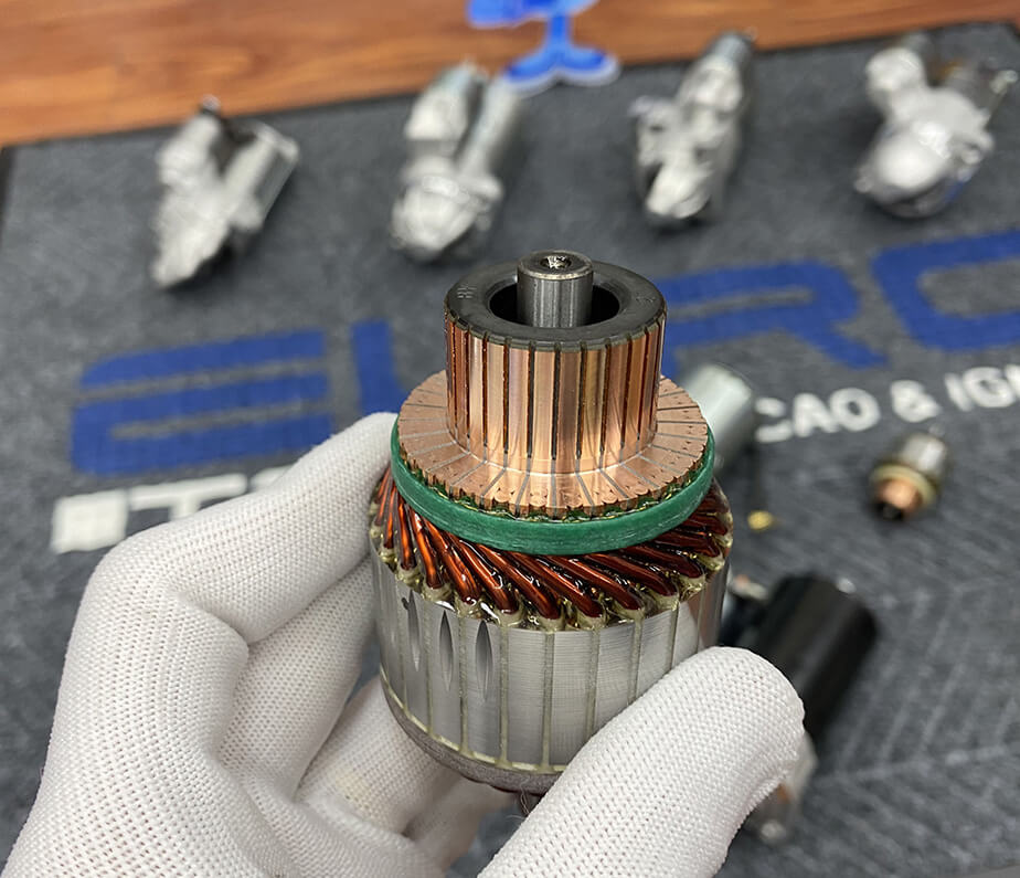 Precision Components Inside Starter
