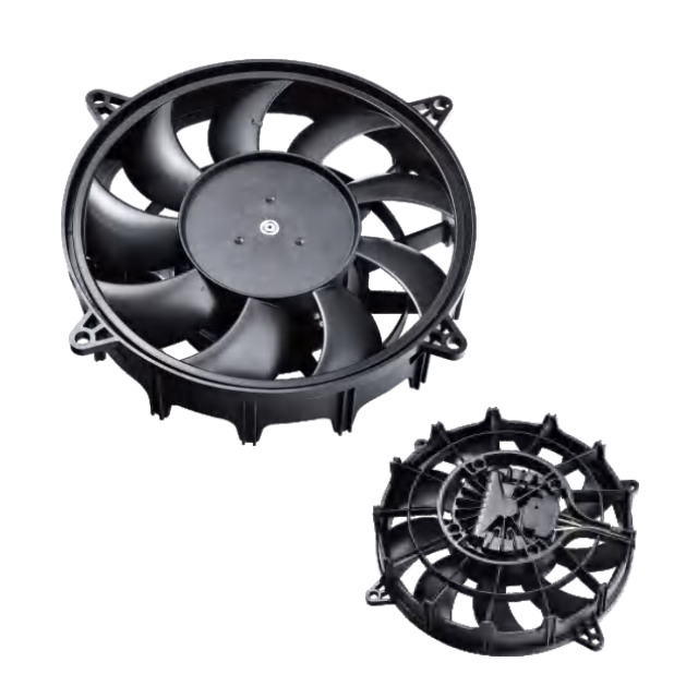 WSLNF335X OE-Grade 27V PWM Radiator Cooling Fan – 255mm High-Power Heavy-Duty Replacement