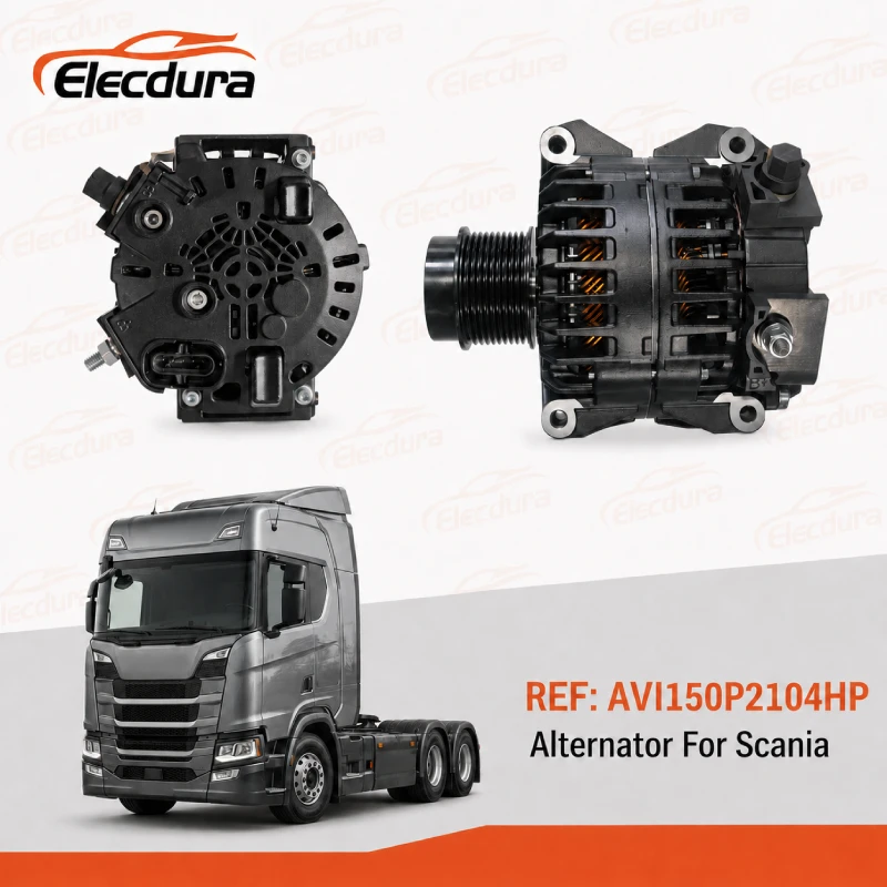 24V Heavy-Duty Alternator for Scania Trucks & Buses — AVI150P2104HP