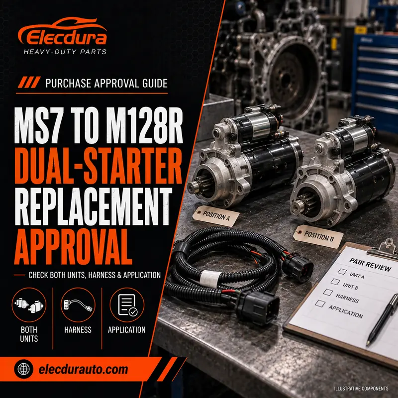 MS7 to M128R Dual-Starter Replacement: What a Purchase Approval Must Cover