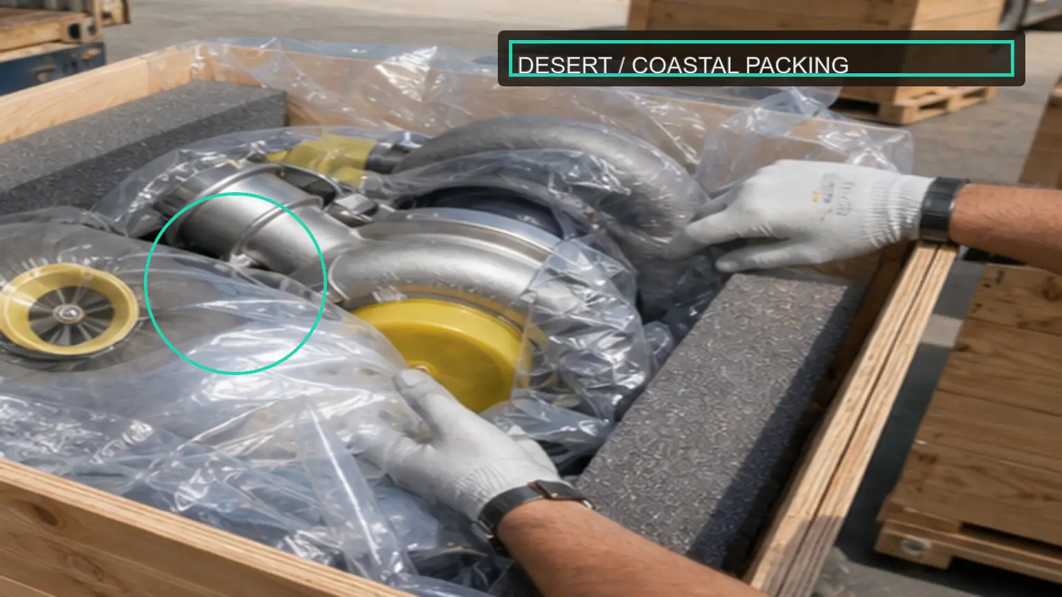 Heavy-duty turbocharger packaging and regional distribution plan prepared for heavy-duty service in UAE
