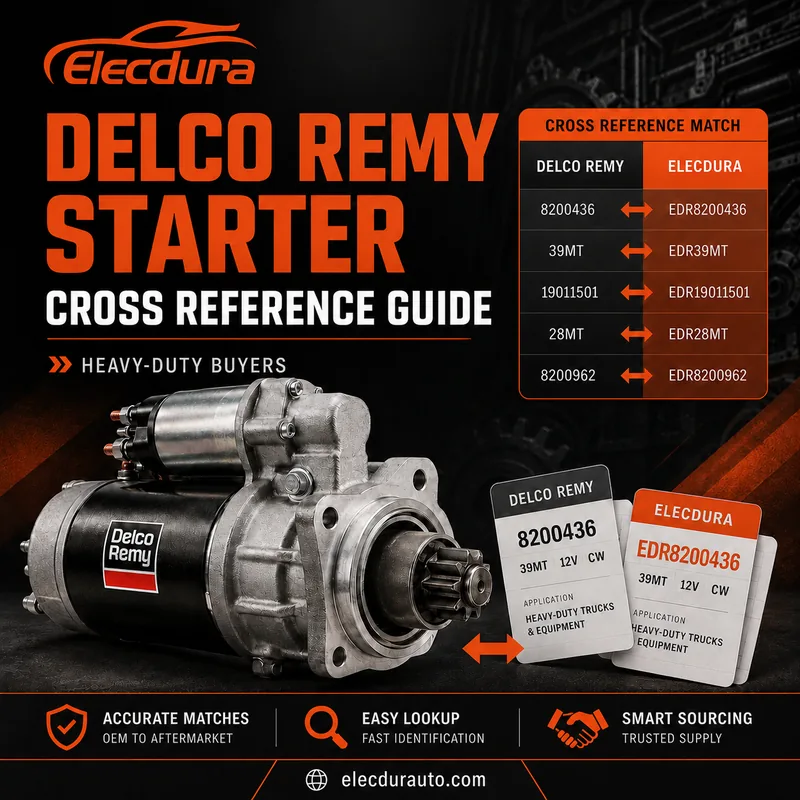 Delco Remy Starter Cross Reference Guide for B2B Buyers