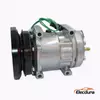 7H15 24V A1 Heavy-Duty A/C Compressor for Caterpillar long-ear angled-port single-A version