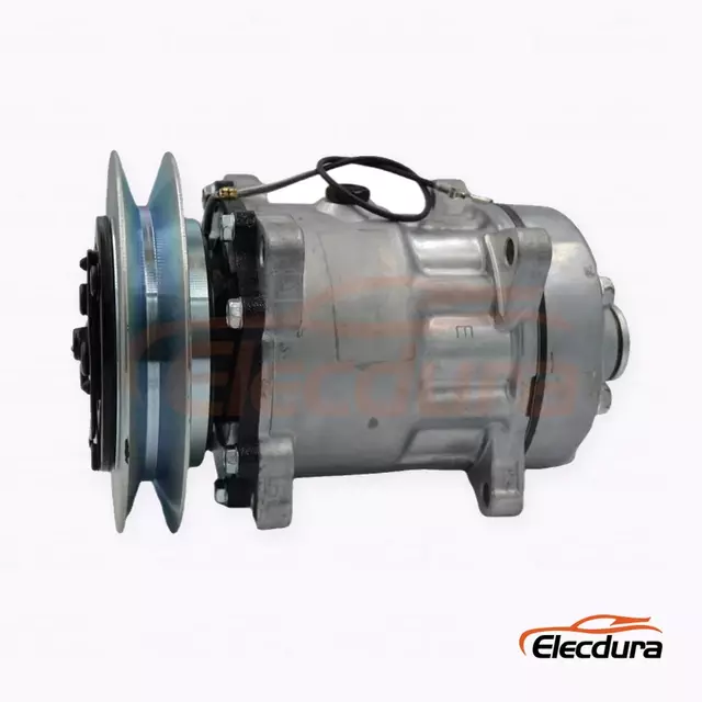 7H15 24V 1C 158 mm Heavy-Duty A/C Compressor for Kubota agricultural equipment 24V version