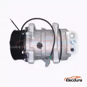 7H15 24V 8PK 119 mm Heavy-Duty A/C Compressor for Shacman Xuande X9 truck