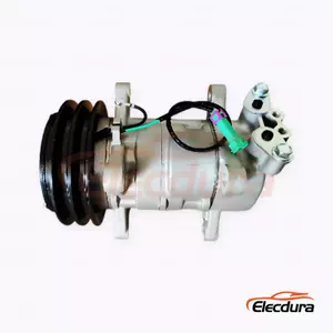 Kompresor A/C Tugas Berat 10S13G 24V A2 132mm untuk LiuGong