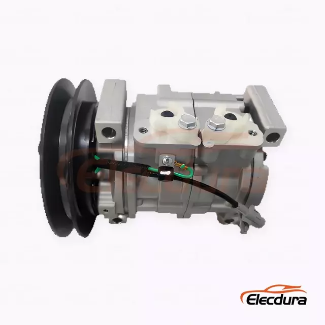 10S13C 24V B1 142mm Heavy-Duty A/C Compressor for Hitachi ZX470 / 5G excavator
