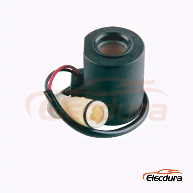 Kurşun ve halka terminalli uzun yuvarlak kabuk Ağır Ekipmanlar i&ccedil;in Evrensel Otomotiv Hidrolik Solenoid Bobin B2B Temini