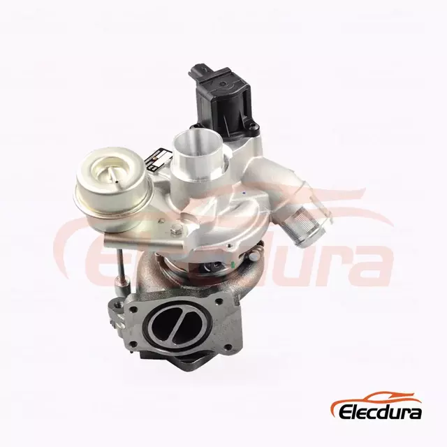Elecdura K03 Turbocharger 53039880121 OE V75807898001 complete assembly compressor and turbine housing view