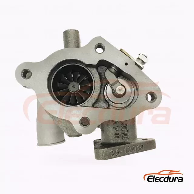Elecdura TF035HM Turbocharger 49135-03130 OE ME202578 complete assembly compressor and turbine housing view