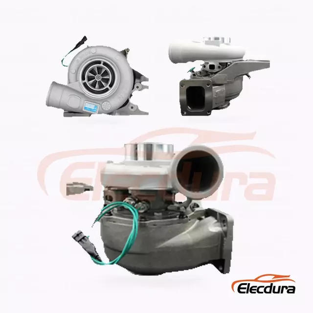 S300BV 178763 Turbocompresor pentru motor John Deere 6090T — vedere frontală a ansamblului complet