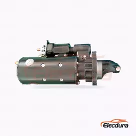 Heavy-Duty 24V 11kW 11 Teeth CW Starter Motor, Complete Side View