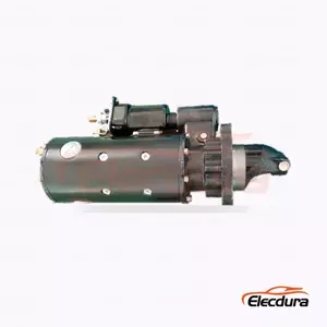 Heavy-Duty 24V 11kW 11 Teeth CW Starter Motor, Complete Side View