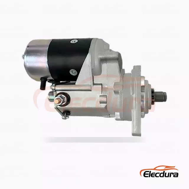 S014-008 Kraftig startmotor, 12V 2,5kW 9 t&auml;nder, komplett sidovy