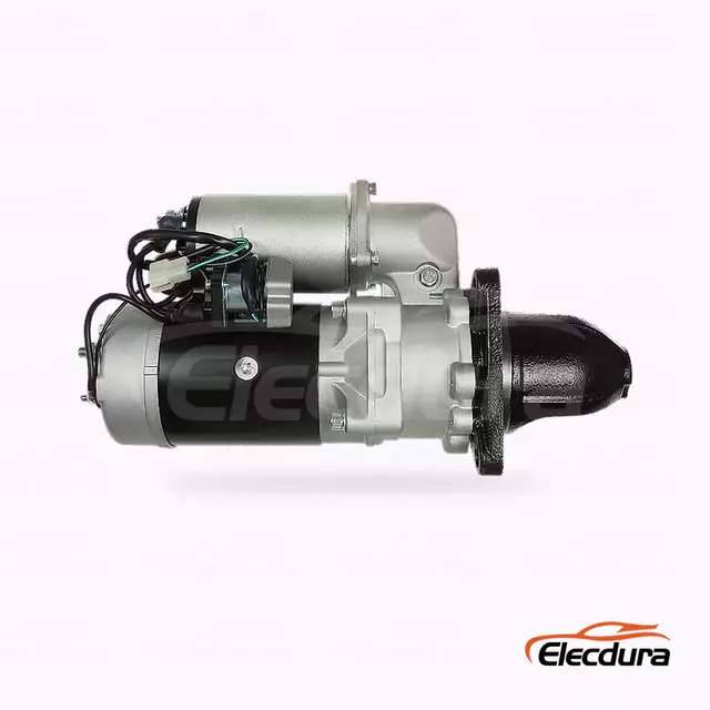 37566-05200 Mitsubishi S6B Volvo D25A Starter Motor Wholesale, Complete Side View