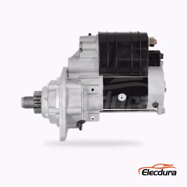 123708111 Jubana / GAZ / LDV starter motor side view