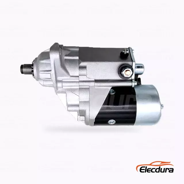 3900644 Komatsu S6D102 Starter Motor Wholesale 24V 10T, Complete Side View