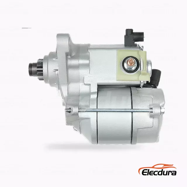 128000-7710 Honda D16A7 Starter Motor Wholesale Supplier, Complete Side View