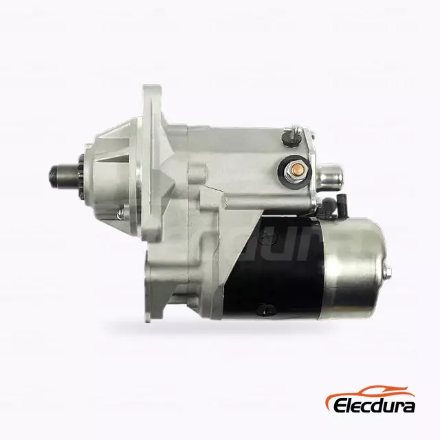 28100-77090 Toyota 2D Starter Motor Wholesale 24V, Complete Side View