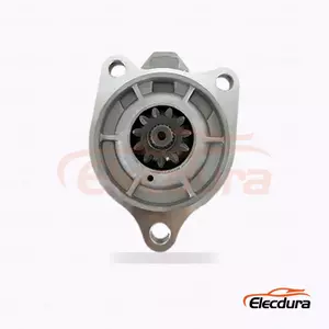 28100-E0300 Hino P11C Starter Motor, 24V 6.0kW 11 Teeth, Complete Side View