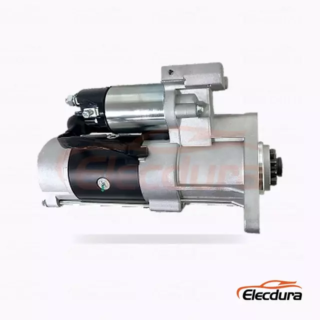 36100-45700 Hyundai D4DA Anlasser, 24 V, 5 kW, 11 Z&auml;hne, Ansicht des hinteren Anschlusses