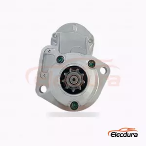 428000-4860 Kubota KX080-3 Starter Motor, 12V 2.7kW 9 Teeth, Complete Side View