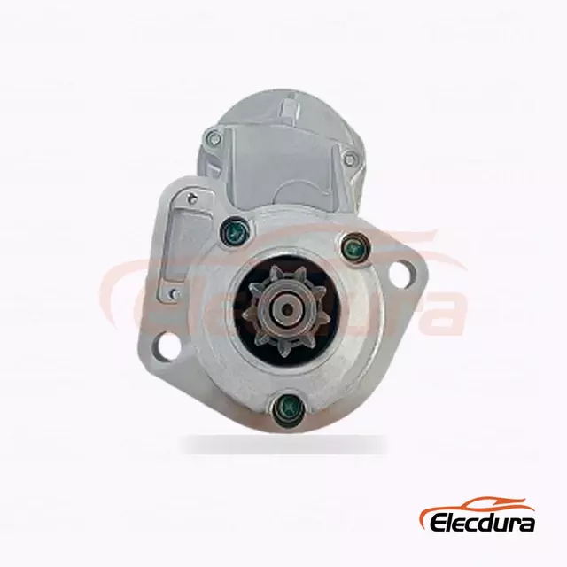 428000-4860 クボタ KX080-3 スターター モーター、12V 2.7kW 9 歯、完全側面図