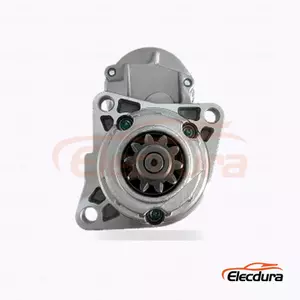 128000-4080 Caterpillar Starter Motor, 12V 2.5kW 10 Teeth, Complete Side View