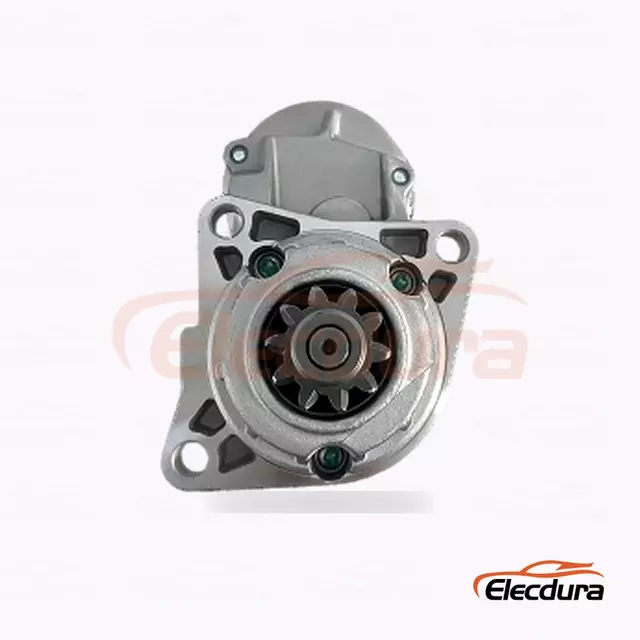 128000-4080 Caterpillar Starter Motor, 12V 2.5kW 10 Teeth, Complete Side View