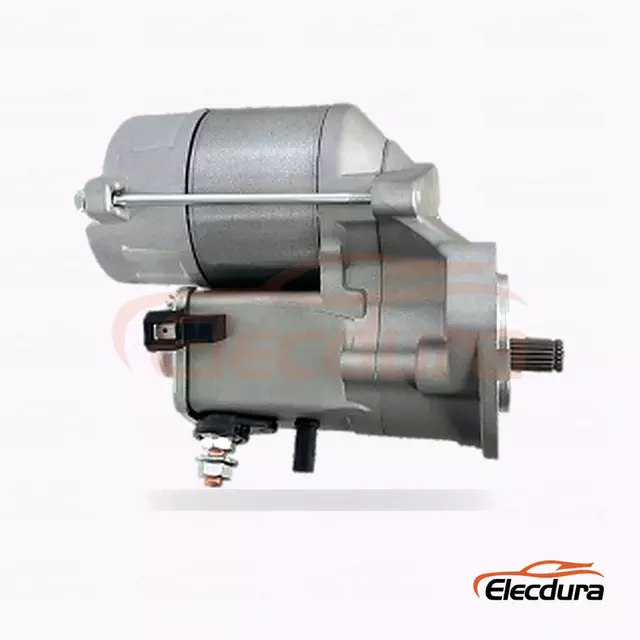 1280005750 Denso Starter Motor, 12V 1.8kW 18 Teeth, Complete Side View