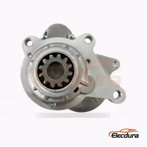 7C3T-11000-AA FORD F-450 6.4L Starter Motor, 12V 3.1kW 12 Teeth, Complete Side View