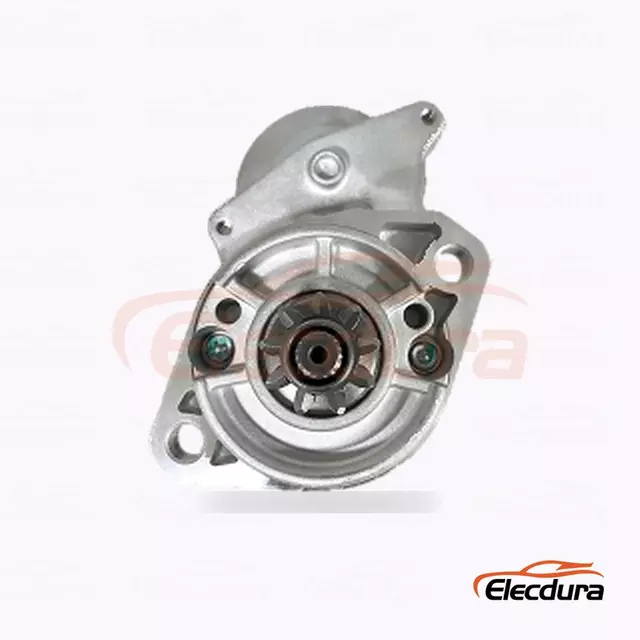 115755 Kawasaki Marş Motoru, 12V 1.2kW 9 Dişli, Komple Yan G&ouml;r&uuml;n&uuml;m
