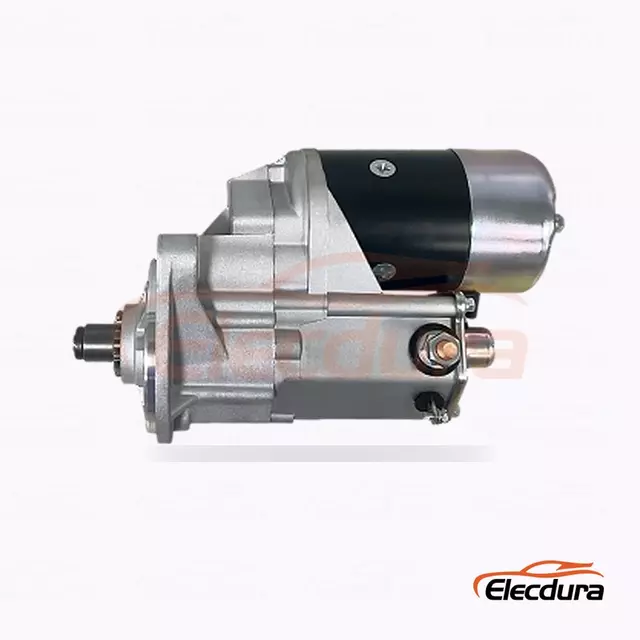 0350-502-0013 Motorino di avviamento Hino J05C, 24 V 4,5 kW 11 denti, vista terminale posteriore