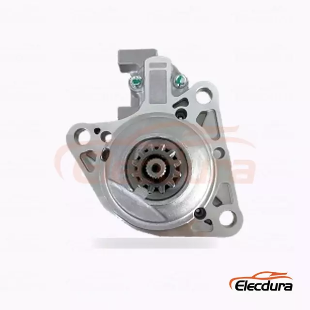 M2T57673 Mazda T3500 og Ford Trader startmotor, 12V 2,7kW 14 t&aelig;nder, komplet set fra siden