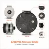 New DZ123911 11.205.447 Alternator 12V 330A for John Deere Cotton Harvesters