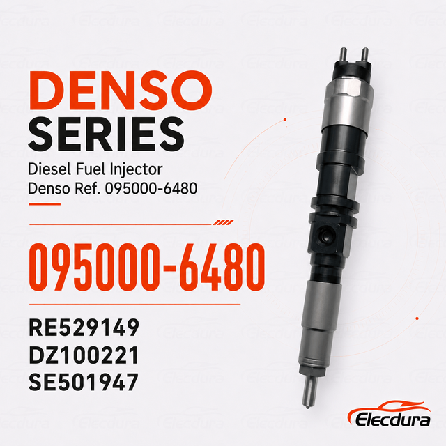 Denso Ref. 095000-6480 Diesel Injector for Tractor S450