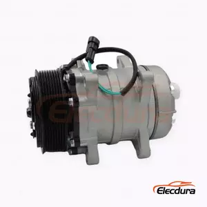7H15 24V 8PK 122.5 mm Heavy-Duty A/C Compressor for FAW Jiefang Aowei truck DKS 8PK version