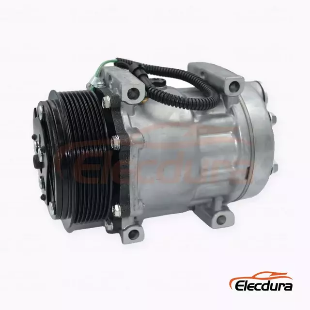 7H15 24V 8PK 119 mm Heavy-Duty A/C Compressor for Dongfeng Tianlong natural-gas truck