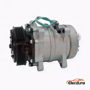 7H15 24V 6PK 119 mm Heavy-Duty A/C Compressor for Dongfeng Tianlong truck DKS 6PK version