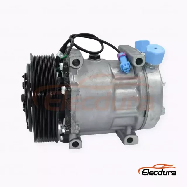 7H15 24V 8PK 135 mm Heavy-Duty A/C Compressor for Liebherr construction equipment 8PK version