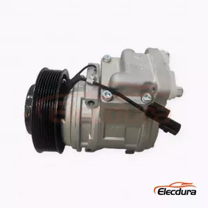 Compresor de A/C de alta resistencia 10PA15C 12V PV8 135 mm con puerto R134a para excavadora Daewoo / Lishide
