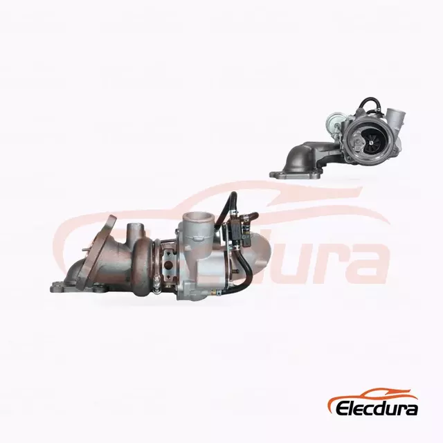 Elecdura K03 Turbocharger 53039700288 OE LR031510 complete assembly compressor and turbine housing view