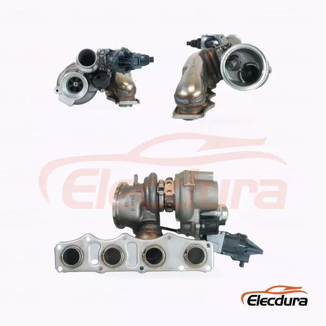 Elecdura TD04LR6 Turbocharger 49477-02021 OE 11657634486 complete assembly front view