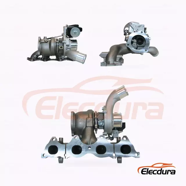 B01 28231-2B760 Turbocompresor pentru Hyundai-Kia G4FJ 1.6 T-GDI — vedere alternativă a ansamblului complet